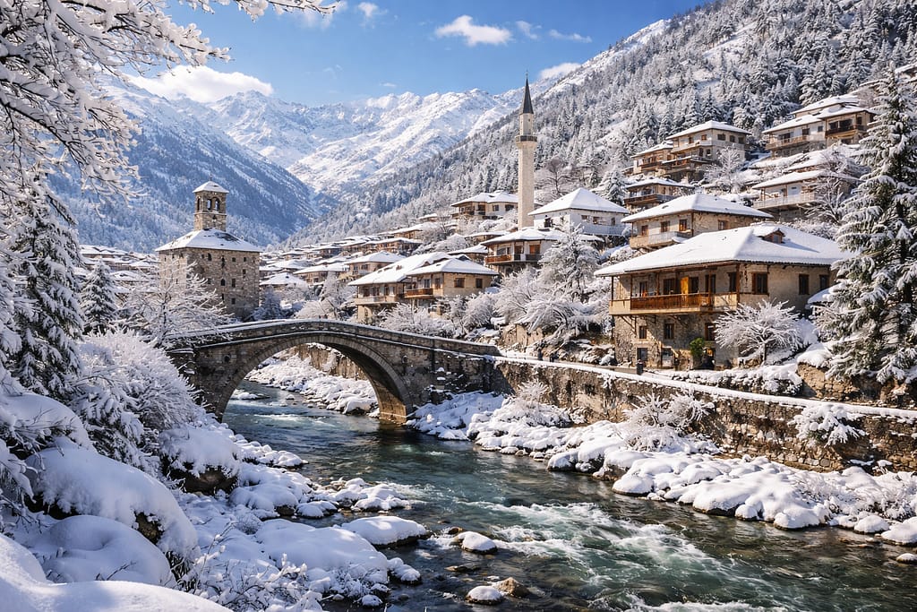 Winter in Albania