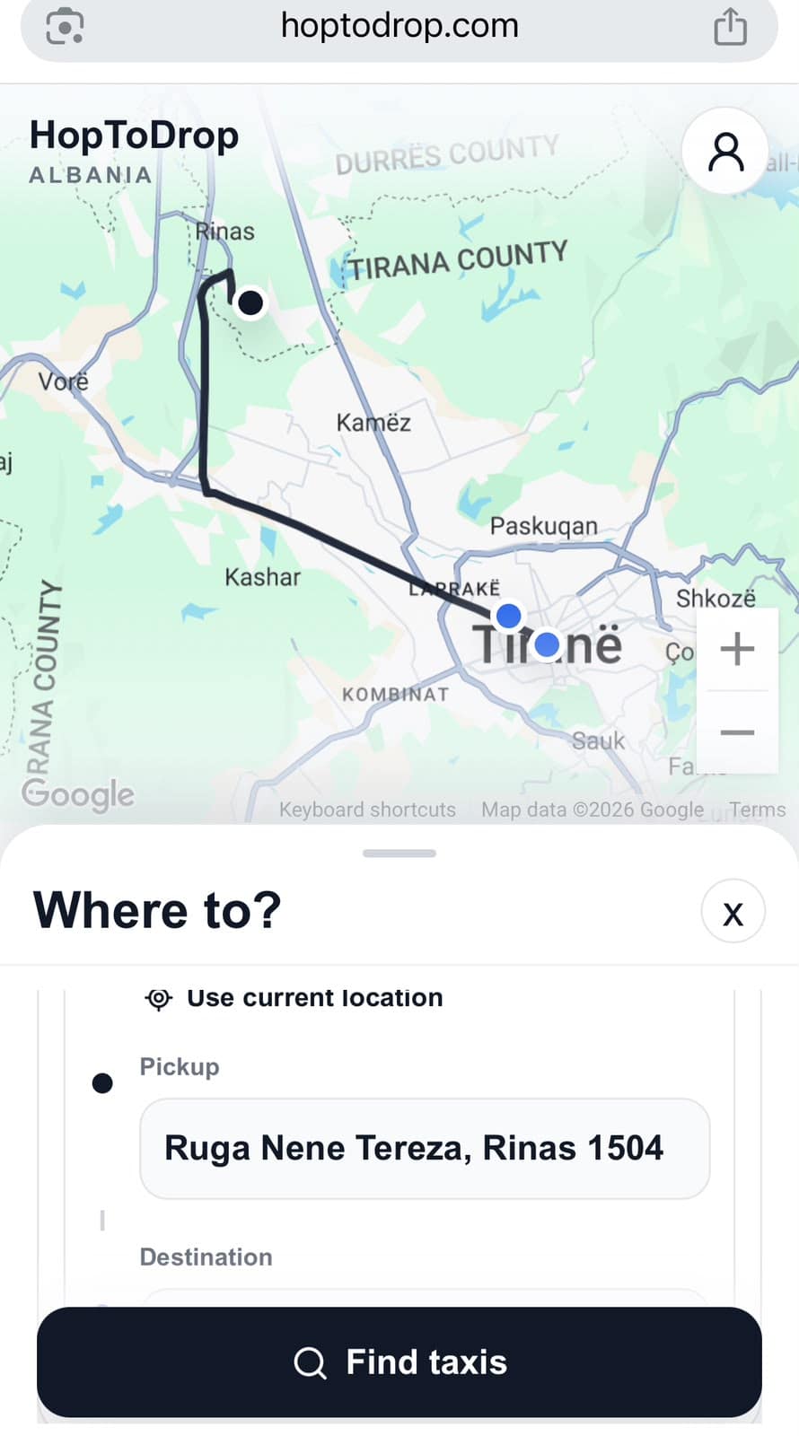 uber in albania